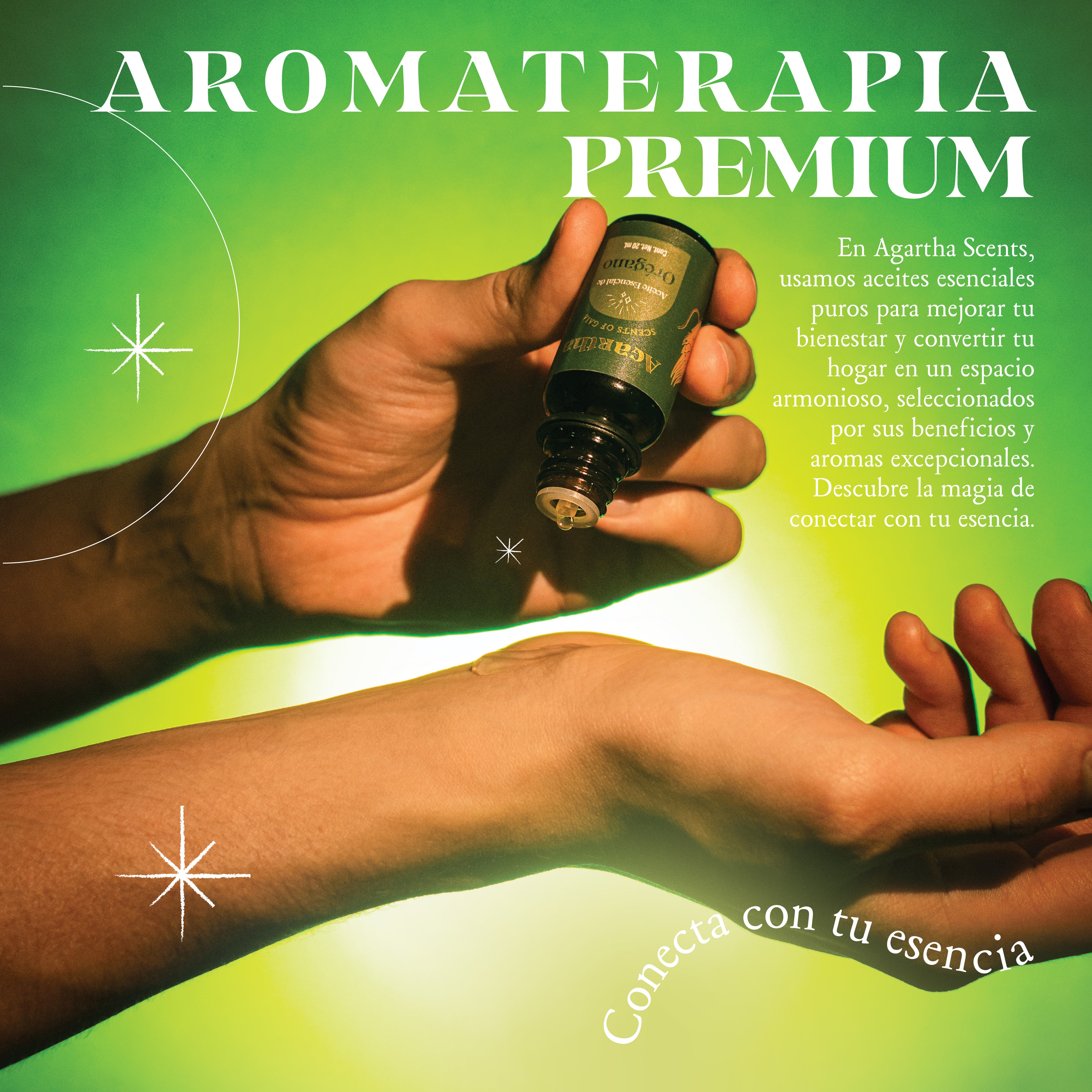 Aceite esencial de lavanda en uso, ideal para masajes relajantes y cuidado emocional.
