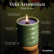 Vela Santal Figue 515 con una fragancia cálida y sofisticada, ideal para crear un ambiente acogedor y reconfortante.