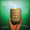 Vela Santal Figue 515, elaborada meticulosamente con ingredientes de alta calidad, ofreciendo una experiencia olfativa única y duradera.